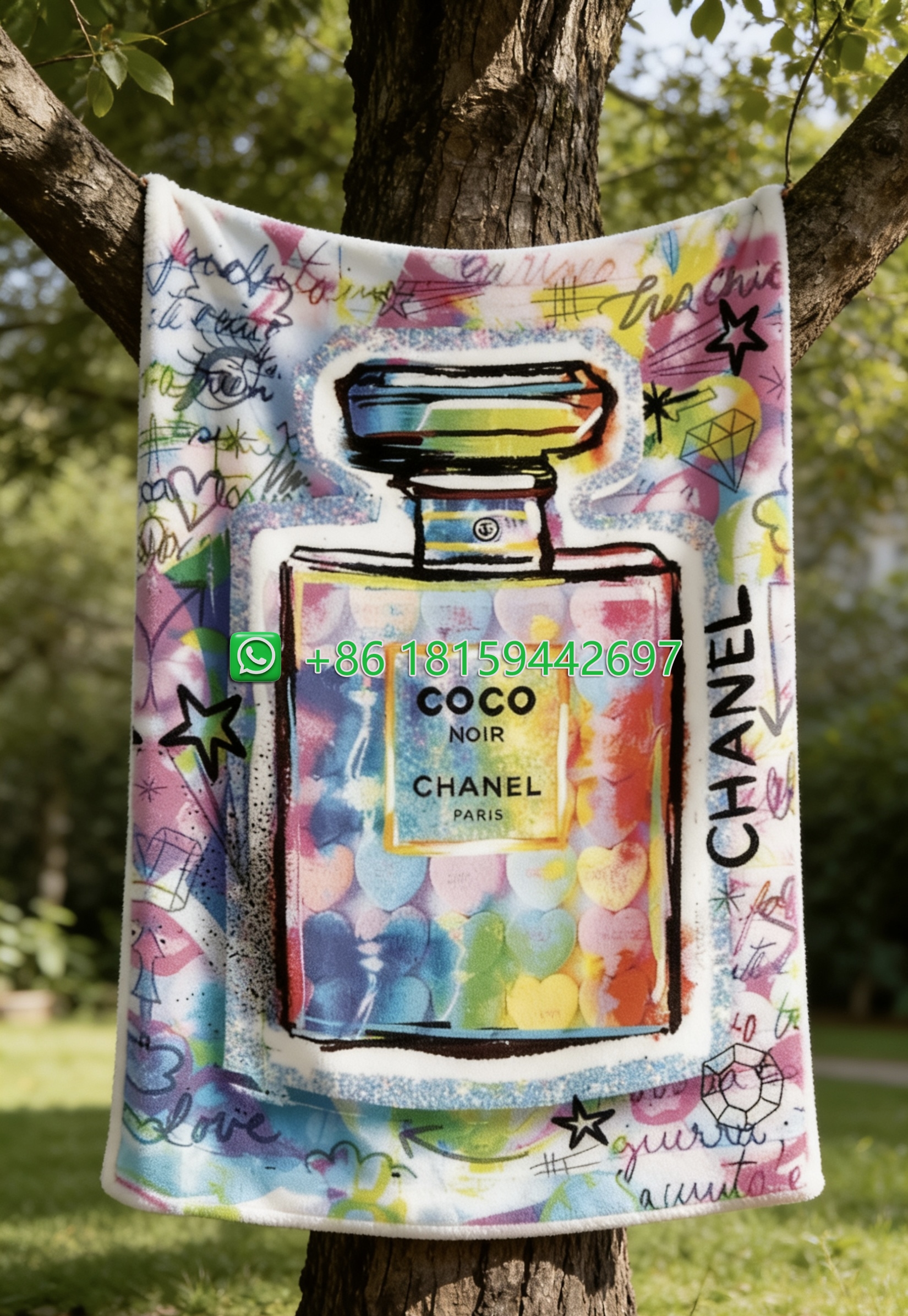 Chanel Throw Blankets